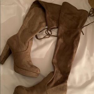 high knee boots